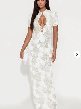 Fashion Nova | Dresses | Eyes On Me Sequin Maxi Mocha Dress In Medium |  Poshmark